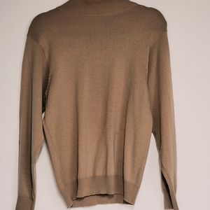 Knitivo Tan Turtleneck